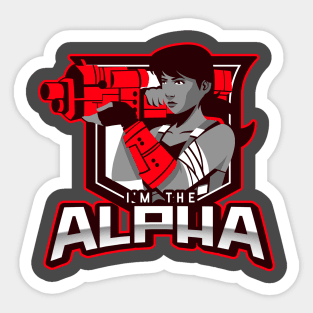 I'm The Alpha (11) Sticker